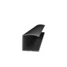 PROFIL ALUM TIP U 2.5ML NEGRU MAT
