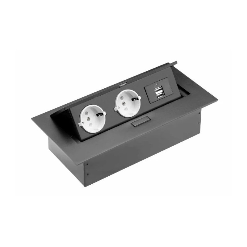 PRIZA GTV DREPT 2XSCHUKO+2USB