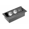 PRIZA GTV DREPT 2XSCHUKO+2USB