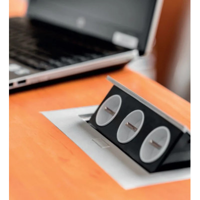PRIZA GTV DREPT 2XSCHUKO+2USB
